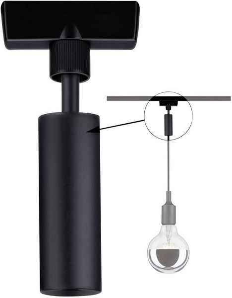 Paulmann 96914 Aufbausystem-Komponente Pendeladapter Schwarz (matt)