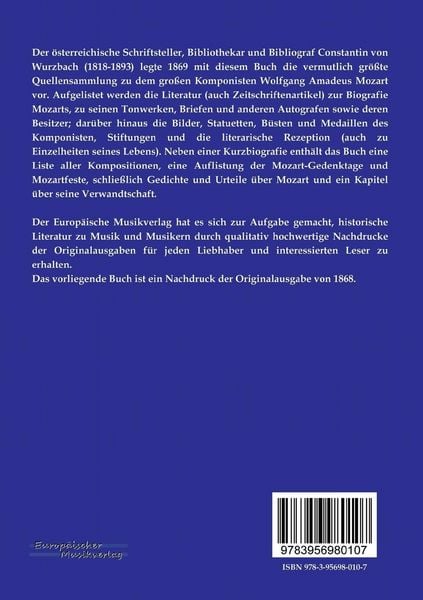 Produktbild: Das Mozart-Buch