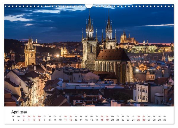 Produktbild: Lichter der Stadt (Wandkalender 2026 DIN A3 quer), CALVENDO Monatskalender
