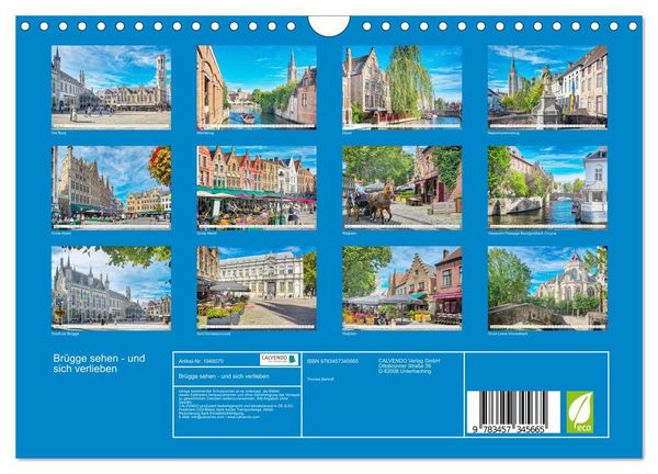 Produktbild: Br&uuml;gge sehen - und sich verlieben (Wandkalender 2026 DIN A4 quer), CALVENDO Monatskalender