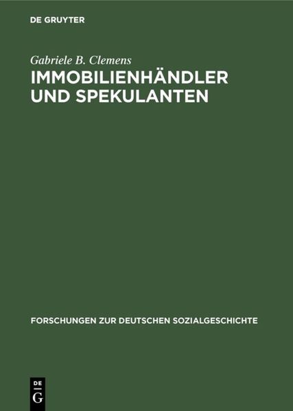 Produktbild: Immobilienh&auml;ndler und Spekulanten