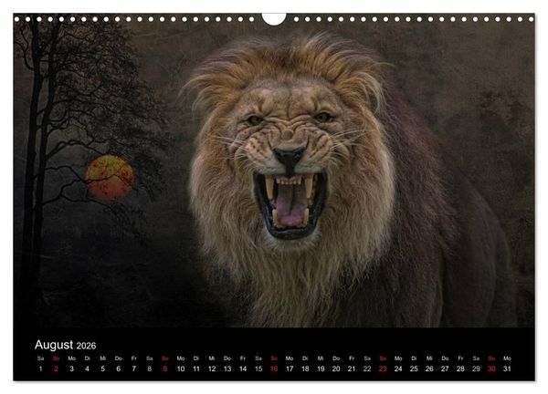Produktbild: Tierisches (Wandkalender 2026 DIN A3 quer), CALVENDO Monatskalender