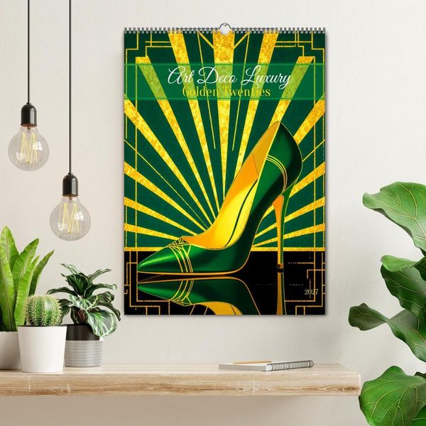 Produktbild: Art Deco Luxury &ndash; Golden Twenties (Wandkalender 2027 DIN A2 hoch), CALVENDO Monatskalender