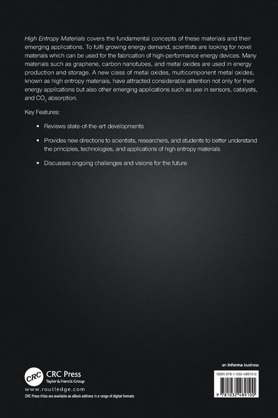 Produktbild: High Entropy Materials