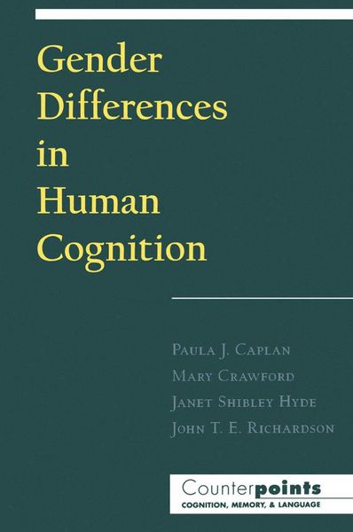 Produktbild: Gender Differences in Human Cognition