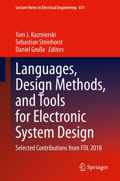Produktbild: Languages, Design Methods, and Tools for Electronic System Design