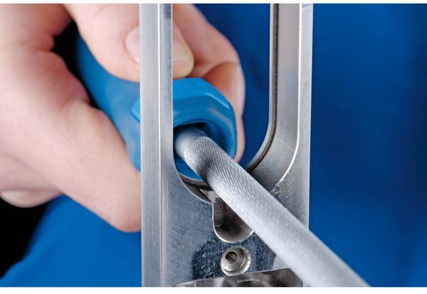 Produktbild: Werkstattfeile DIN 7261 L.200mm Q.7,5mm Hieb 2 Rund 2K-Ergo PFERD