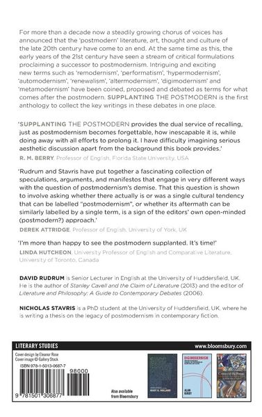 Produktbild: Supplanting the Postmodern