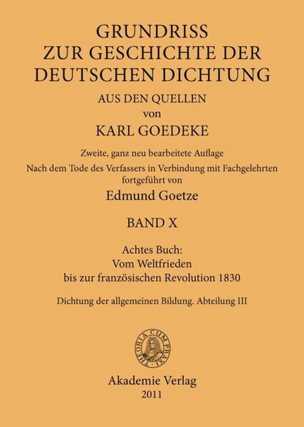 Produktbild: Achtes Buch: Vom Weltfrieden bis zur franz&ouml;sischen Revolution 1830
