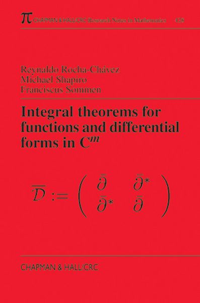 Produktbild: Integral Theorems for Functions and Differential Forms in C(m)