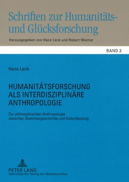 Produktbild: Humanit&auml;tsforschung als interdisziplin&auml;re Anthropologie
