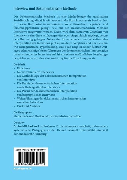 Produktbild: Interview und Dokumentarische Methode