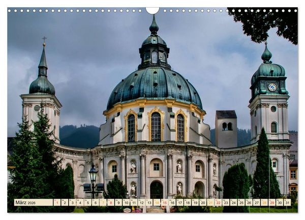 Produktbild: Europ&auml;ische Kl&ouml;ster - unverg&auml;ngliche Sch&ouml;nheiten (Wandkalender 2026 DIN A3 quer), CALVENDO Monatskalender