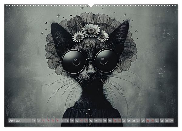 Produktbild: Miau-velous Momente (Wandkalender 2026 DIN A2 quer), CALVENDO Monatskalender