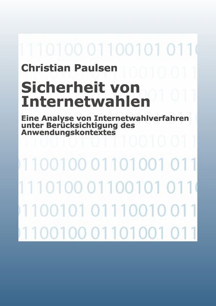 Produktbild: Sicherheit von Internetwahlen