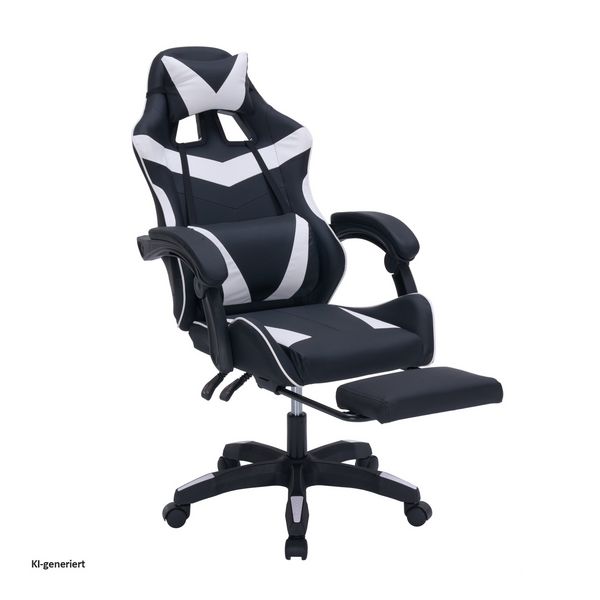 Produktbild: HTI-Living Gaming Stuhl Krit Eco Schwarz-Wei&szlig; Gaming Stuhl Krit Eco Schwarz-Wei&szlig;