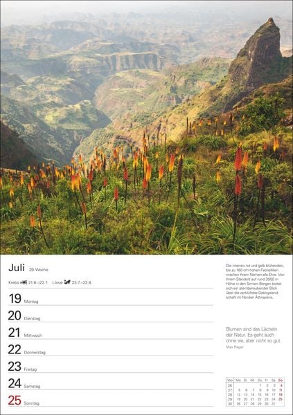 Produktbild: Natursch&auml;tze Afrikas Wochenplaner 2027 - Eine Reise in 53 Bildern