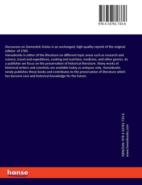 Produktbild: Discourses on Domestick Duties