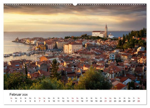 Produktbild: L&auml;nder der Adria (hochwertiger Premium Wandkalender 2026 DIN A2 quer), Kunstdruck in Hochglanz