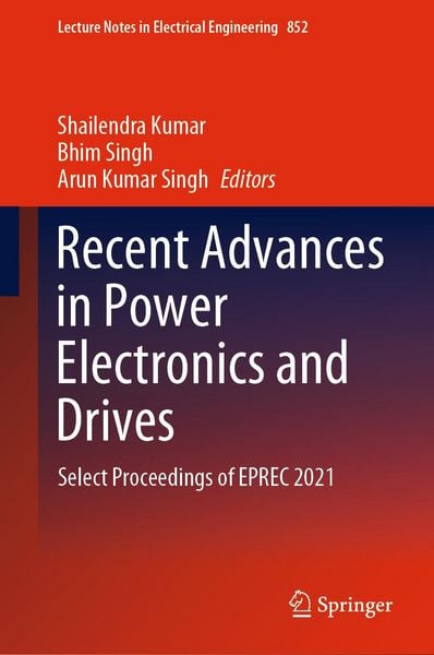 Produktbild: Recent Advances in Power Electronics and Drives