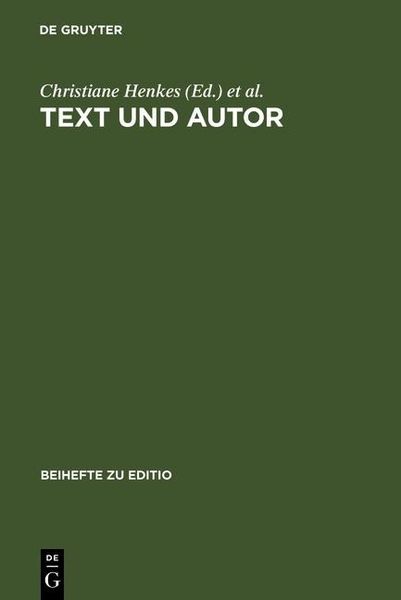 Produktbild: Text und Autor