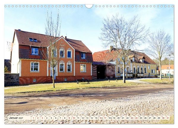 Produktbild: Brandenburg - Drei D&ouml;rfer im Naturpark Nuthe-Nieplitz - Fresdorf, St&uuml;cken, K&ouml;rzin (Wandkalender 2027 DIN A3 quer), CALVENDO Monatskalender