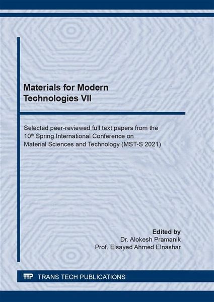 Produktbild: Materials for Modern Technologies VII