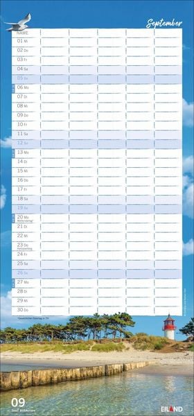 Produktbild: Meerzeit Familienplaner 2027