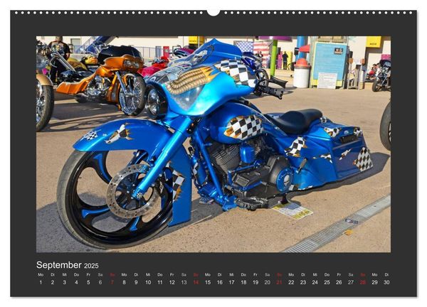 Produktbild: BEST OF HARLEY-DAVIDSON BAGGER-STYLE (Wandkalender 2025 DIN A2 quer), CALVENDO Monatskalender