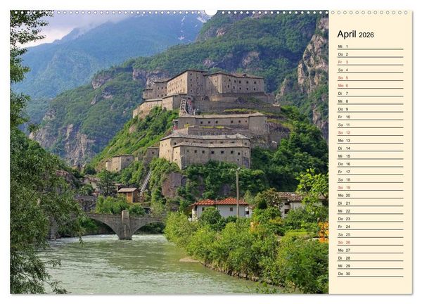 Produktbild: Burgen in Italien (Wandkalender 2026 DIN A2 quer), CALVENDO Monatskalender