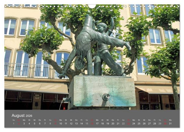 Produktbild: Grosse Brunnen und Wasserspiele in D&uuml;sseldorf (Wandkalender 2026 DIN A3 quer), CALVENDO Monatskalender