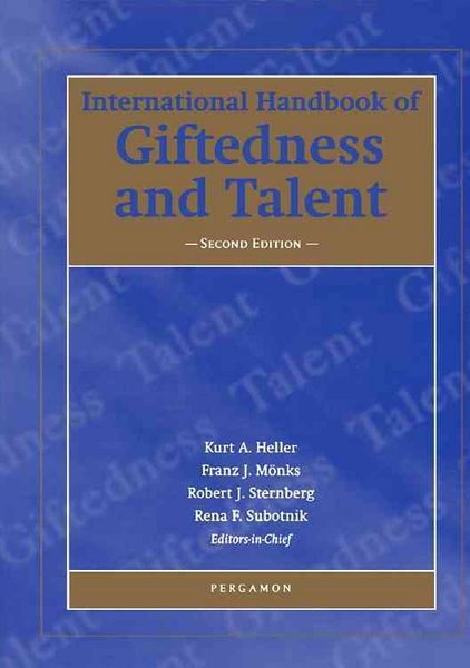 Produktbild: International Handbook of Giftedness and Talent