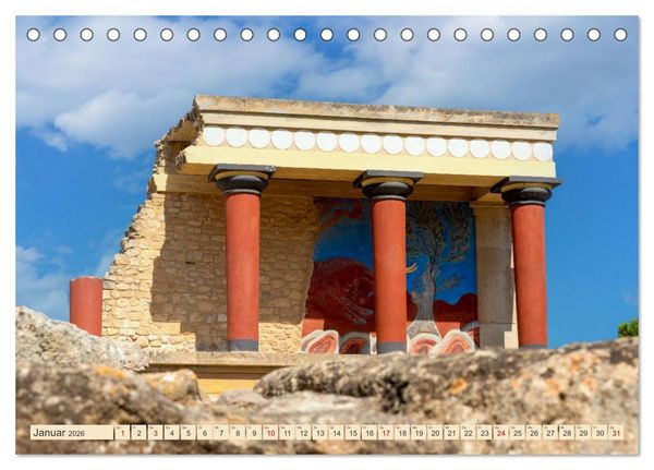 Produktbild: Kreta - Inselliebe (Tischkalender 2026 DIN A5 quer), CALVENDO Monatskalender