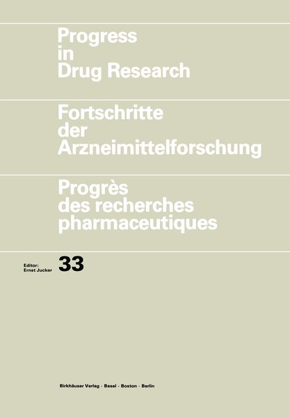 Produktbild: Progress in Drug Research
