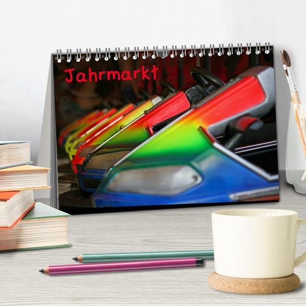 Produktbild: Jahrmarkt 2027 (Tischkalender 2027 DIN A5 quer), CALVENDO Monatskalender
