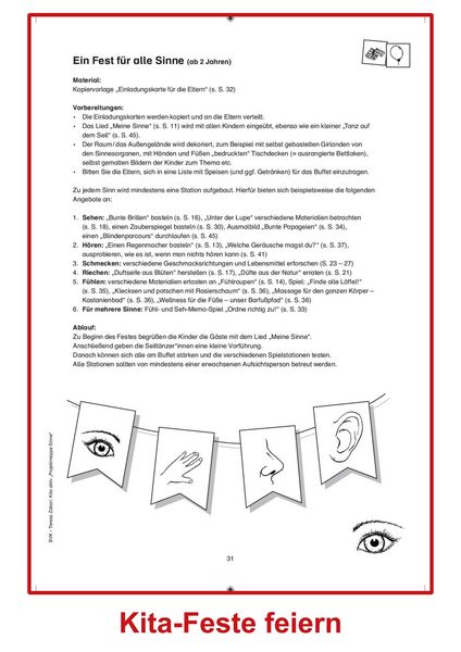 Produktbild: Kita aktiv Projektmappe Sinne