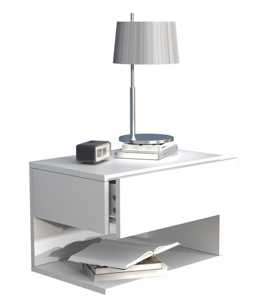 Produktbild: Wandschublade Wand H&auml;nge Nachttisch Usal XL 45cm
