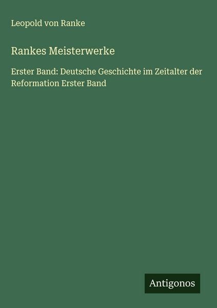 Produktbild: Rankes Meisterwerke