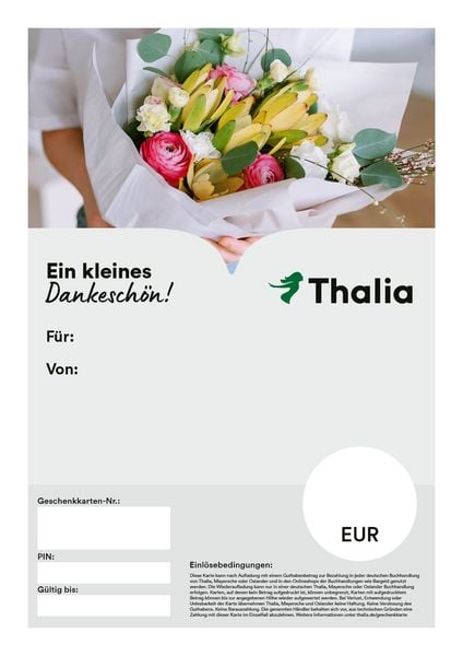 Geschenkkarte Dankeschön PDF