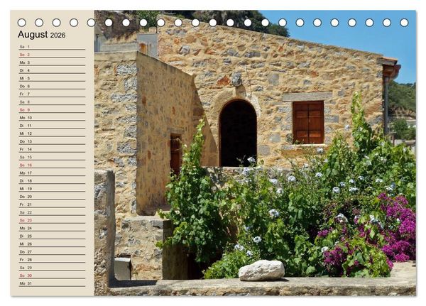 Produktbild: Gro&szlig;er Grieche Kreta (Tischkalender 2026 DIN A5 quer), CALVENDO Monatskalender