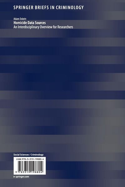 Produktbild: Homicide Data Sources
