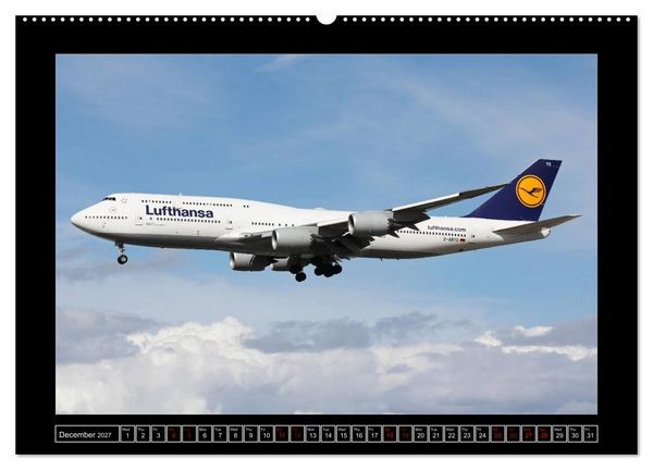 Produktbild: 747 Queen of the Skies (High Quality Premium Wall Calendar 2027 DIN A2 landscape),CALVENDO 12 Month Wall Calendar