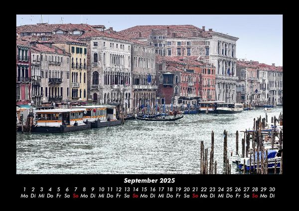 Produktbild: Venedig 2025 Fotokalender DIN A3