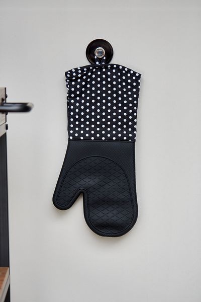 Produktbild: Topfhandschuhe Silikon Schwarz, 1 Paar
