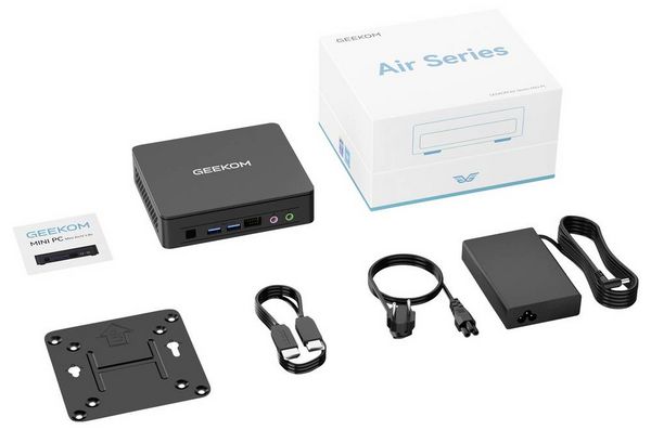 Produktbild: GEEKOM Mini PC Air12 Lite Intel&reg; N N95 3.4 GHz 8 GB RAM 256 GB SSD Intel UHD Graphics Win 11 Pro Mini Air12 Lite_1