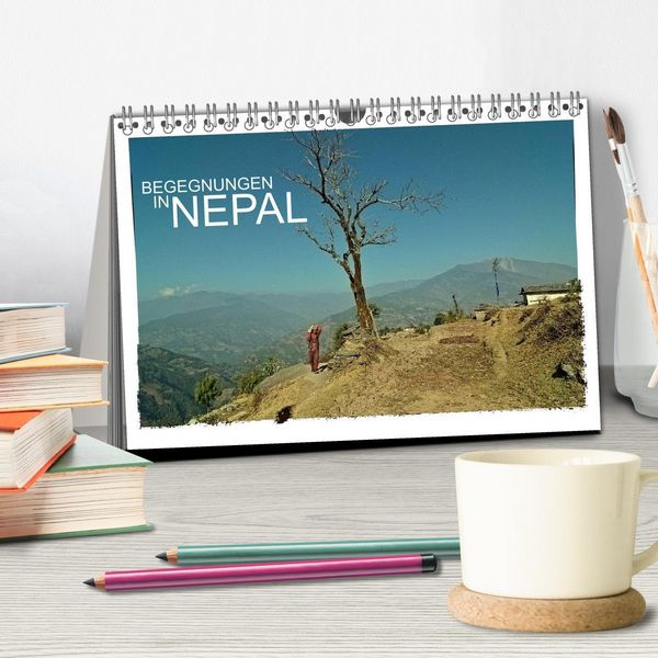 Produktbild: BEGEGNUNGEN IN NEPAL (Tischkalender 2026 DIN A5 quer), CALVENDO Monatskalender