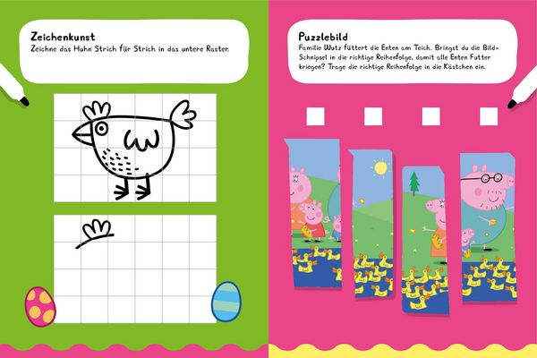 Produktbild: Peppa Pig Mein Lernspielheft - Erstes Lernen
