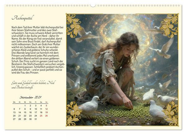 Produktbild: Die sch&ouml;nsten M&auml;rchen (hochwertiger Premium Wandkalender 2027 DIN A2 quer), Kunstdruck in Hochglanz