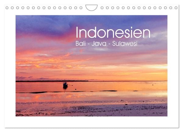 Produktbild: Indonesien. Bali - Java - Sulawesi (Wandkalender 2026 DIN A4 quer), CALVENDO Monatskalender