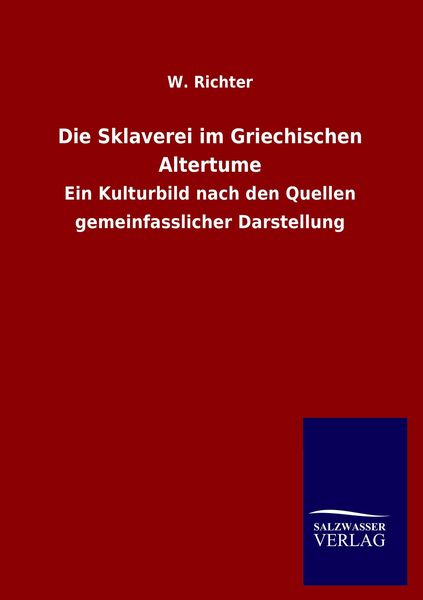 Produktbild: Die Sklaverei im Griechischen Altertume